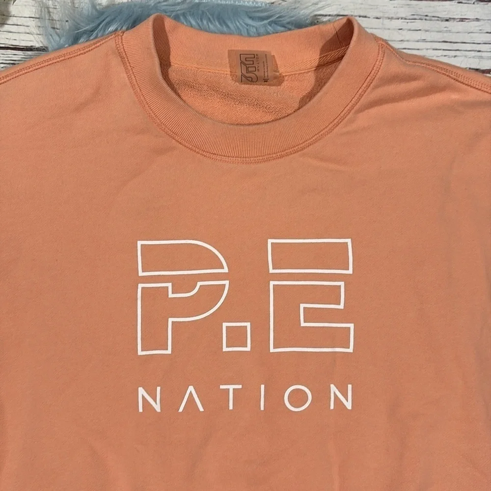 P.E Nation Money Shot Logo Colorblock Sweatshirt